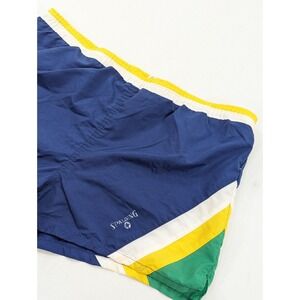 Vintage 70s 80s Spalding 38-L-38 Polyester Gym Coach Shorts Lined Swim Short